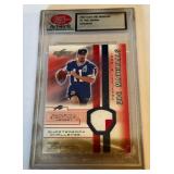 Rob Johnson Game-Worn Relic 2002 Score QBC Materials #5 Football Card