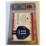 Rob Johnson Game-Worn Relic 2002 Score QBC Materials #5 Football Card