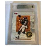 Chad Ochocinco Johnson RC Beckett 9 Mint 2001 Fleer Authority #114 Rookie Football Card