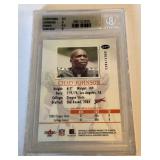 Chad Ochocinco Johnson RC Beckett 9 Mint 2001 Fleer Authority #114 Rookie Football Card