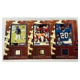 (3) Authentic Jersey Cards - Stokes, Henry, Smith - Topps Total