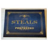 2012-13 Prefferred Steals /199 Booklet w/ 6 Relics - Hill, Rubio, Smith, Rondo, Jennings, Kidd - Numbered 172/199 Basketball Card