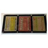 Kirby Puckett 3-Card Plaque w/ Rookie Card