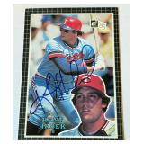 Kent Hrbek Autographed 1985 Donruss #40 Oversized Minnesota Twins Baseball Card