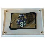 Randy Moss Die Cut Jumbo 1998 Absolute Playoff Heroes #HE19 Minnesota Vikings Football Card