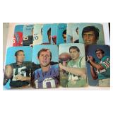 (13) 1970 Topps Super Football Card Lot w/ Namath, Starr, Tarkenton, Griese, and More - Vintage!