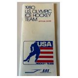 1980 U.S. Olympic Ice Hockey Team Official Guide - Miracle on Ice - RARE!