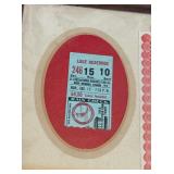 Lou Brock 3,000th Hit Framed Ticket Stub Framed w/ Certificate - August 13, 1979