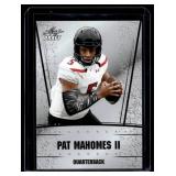 Patrick Mahomes RC 2017 Leaf Draft #07 Rookie Football Card