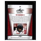 Patrick Mahomes RC 2017 Leaf Draft #07 Rookie Football Card