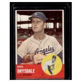 Don Drysdale 1963 Topps #360 Vintage Baseball Card