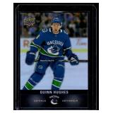Quinn Hughes RC Foil 2019 Upper Deck Tim Hortons Series #83 Rookie Hockey Card
