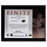 Jesper Wallstedt /599 RC2024-25 SPx Bronze Finite Numbered 342/499 Rookie Minnesota Wild Hockey Card