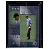 Tiger Woods RC Foil Insert 2001 Upper Deck SP Authentic #RC2 Rookie Golf Card