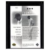 Tiger Woods RC Foil Insert 2001 Upper Deck SP Authentic #RC2 Rookie Golf Card