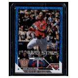 Jose Miranda /999Future Stars 2023 Topps #505 Numbered 736/999 Minnesota Twins Baseball Card