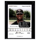 Albert Pujols RC 2000 Just Memorabilia Featured Insert #AP2 Rookie Baseball Card