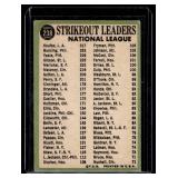 Sandy Koufax / Jim Bunning 1967 Topps #238 NL Strikeout Leaders Vintage Baseball Card