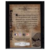 Harmon Killebrew /50 2004 Donruss Classics Legendary Pants #LP-24 Numbered 36/50 Minnesota Twins Baseball Card