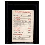 Harmon Killebrew 1972 Milton Bradly Vintage Minnesota Twins Baseball Card