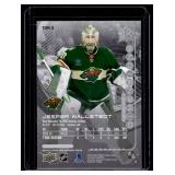 Jesper Wallstedt RC Insert 2024-25 Upper Deck Rookie Reflections Triple Dimensions #TDR-3 Rookie Minnesota Wild Hockey Card