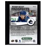 Quinn Hughes RCFoil 2019-20 Parkhurst Hockey Prominent Prospects #PP-20 Rookie Hockey Card