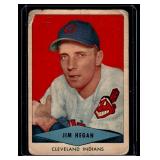 1954 Red Heart Jim Hegan #11 Vintage Baseball Card