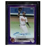 Cedric Mullins Auto /250 2022 Topps Chrome #CVA-CM Numbered 014/250 Baseball Card