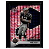 Tom Brady Pink Prizm Super Bowl XXXVIII2021 Mosaic #282 Football Card