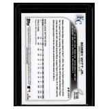 Bobby Witt Jr. RC 2022 Topps Update #US100 Rookie Baseball Card