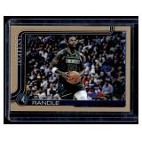 Julius Randle /2025 Gold 2025 Topps Flagship #110 Numbered 111/2025 Minnesota Timberwolves Basketball Card