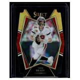 Tom Brady Die Cut Premier Level Prizm 2021 Select #101 Football Card
