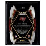 Tom Brady Die Cut Premier Level Prizm 2021 Select #101 Football Card