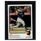 Cal Raleigh RC 2022 Topps Heritage #367 Rookie Baseball Card