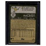 Cal Raleigh RC 2022 Topps Heritage #367 Rookie Baseball Card