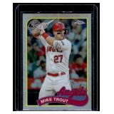 Mike Trout Refractor 2024 Topps Chrome #89CB-1 Baseball Card
