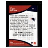 Tom Brady 2011 Topps Finest #70 Football Card