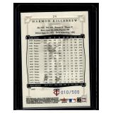 Harmon Killebrew /500 2004 Fleer Greats #24 Numbered 010/500 Minnesota Twins Baseball Card