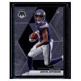 Justin Jefferson RC 2020 Mosaic #209 Rookie Minnesota Vikings Football Card