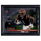 Ja"Marr Chase RC Behind the Numbers Insert 2021 Playoff #BTN-JCH Rookie Football Card