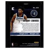 Anthony Edwards RC 2020-21 Chronicles Essentials #203 Rookie Minnesota Timberwolves Basketball Card