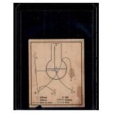 1948 Bowman Basketball #23 Double Cut Off Post Vintage Basketball Card