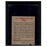 1948 Bowman Basketball #23 Double Cut Off Post Vintage Basketball Card