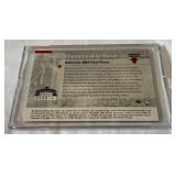 RARE! Michael Jordan 3x Game-Used Floor Relics From NBA Championship Games w/ COA only 2,300 Made 2000 Upper Deck Colelctibles Numbered 0409/2,300 Basketball Card