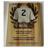 Ty Cobb Dual Bat Relic Numbered 6/7 2025 Leaf Lumber All-Time Enshrined #AE-69 Baseball Card - RARE!