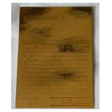 Ken Griffey Jr. Gems of the Game  /1998 23kt Gold Limited Edition Baseball Card