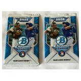 2 Packs - 2021 Bowamn Chrome Baseball Cards