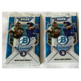 2 Packs - 2021 Bowamn Chrome Baseball Cards