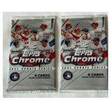 2 Packs - 2021 Topps Chrome Update Series Baseball Cards