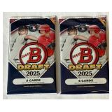 2-Packs - 2025 Bowman Draft Baseball Cards